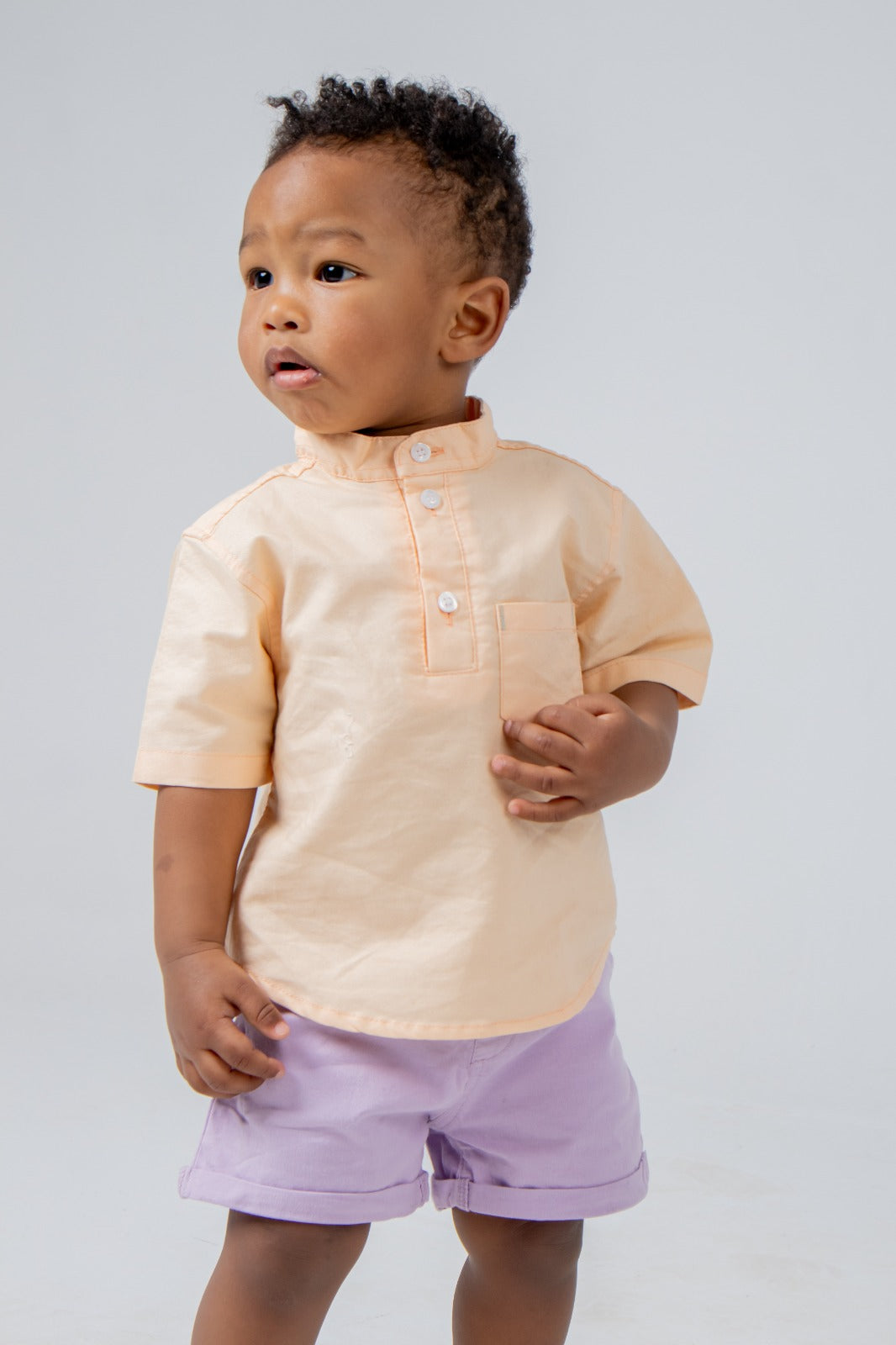 Lavender Woven Shorts