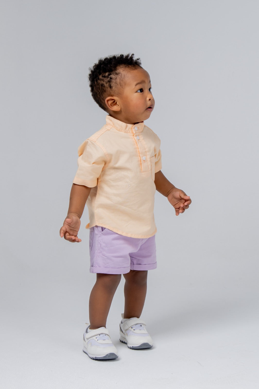 Lavender Woven Shorts