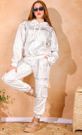 Girls White Knit Set