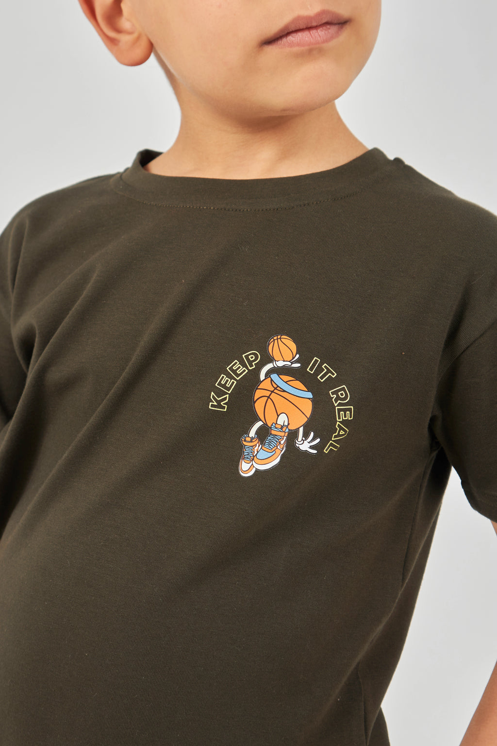 Khaki Boys Basic T-shirt
