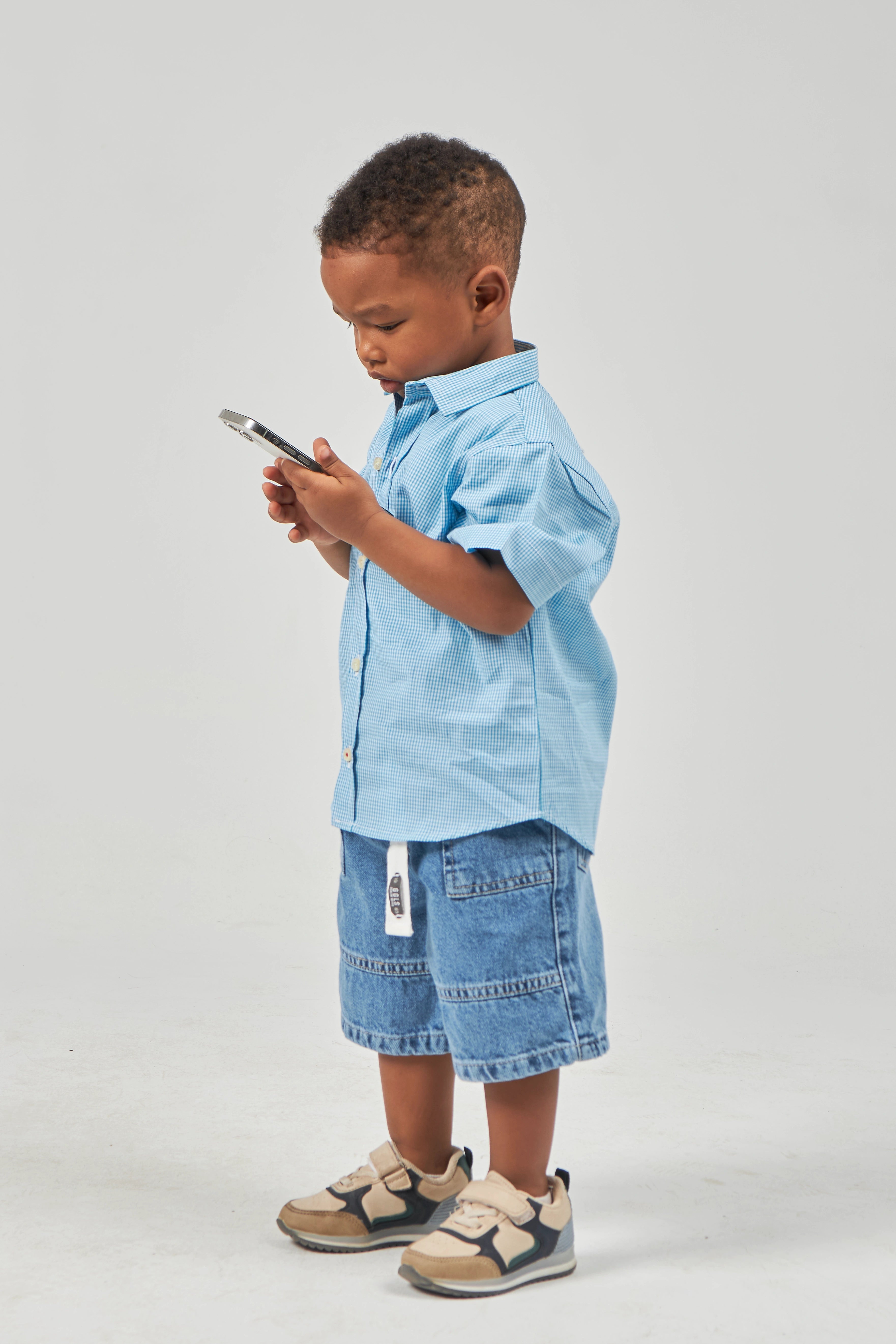 Boys Light Denim shorts