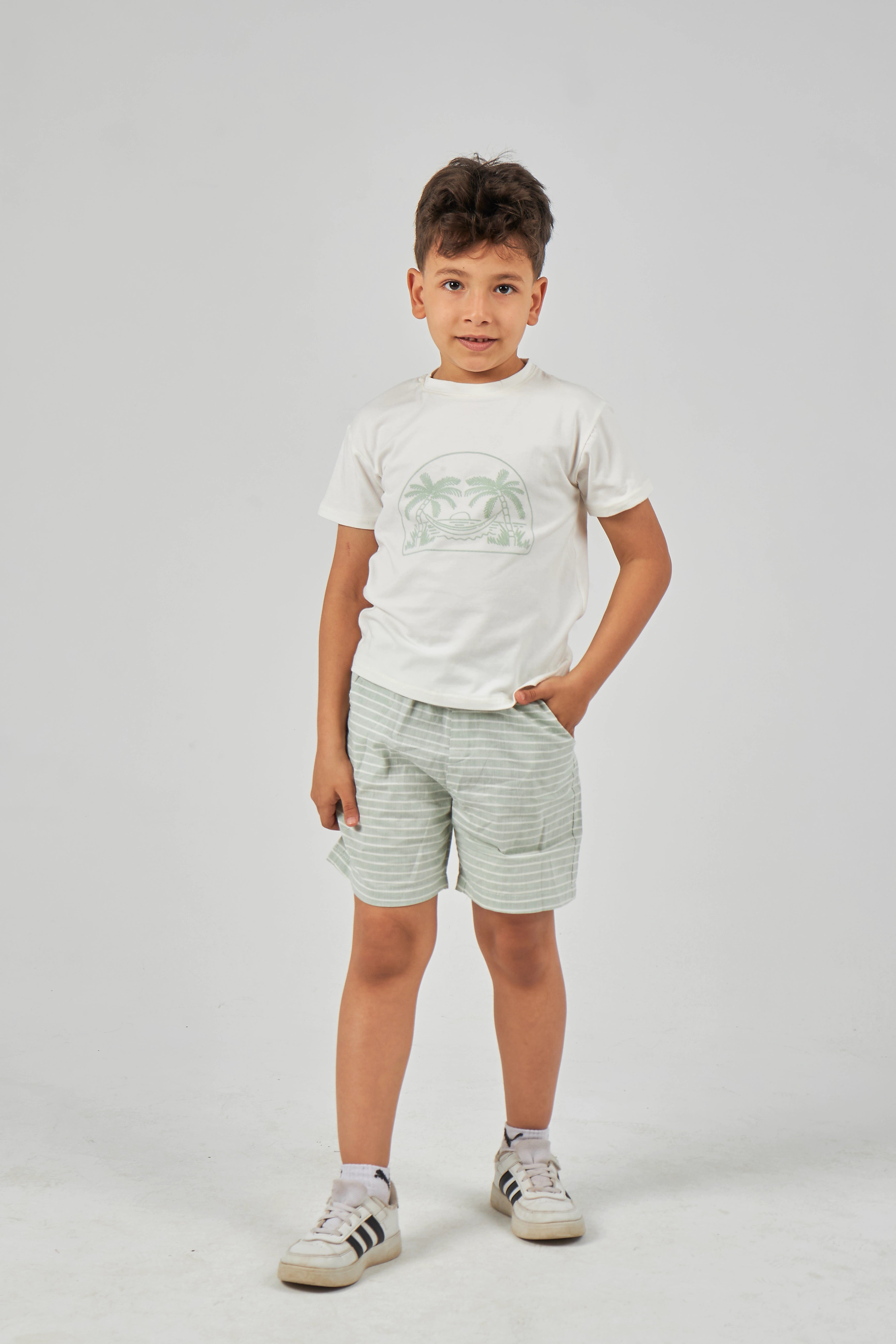Mint Raye Boys Set