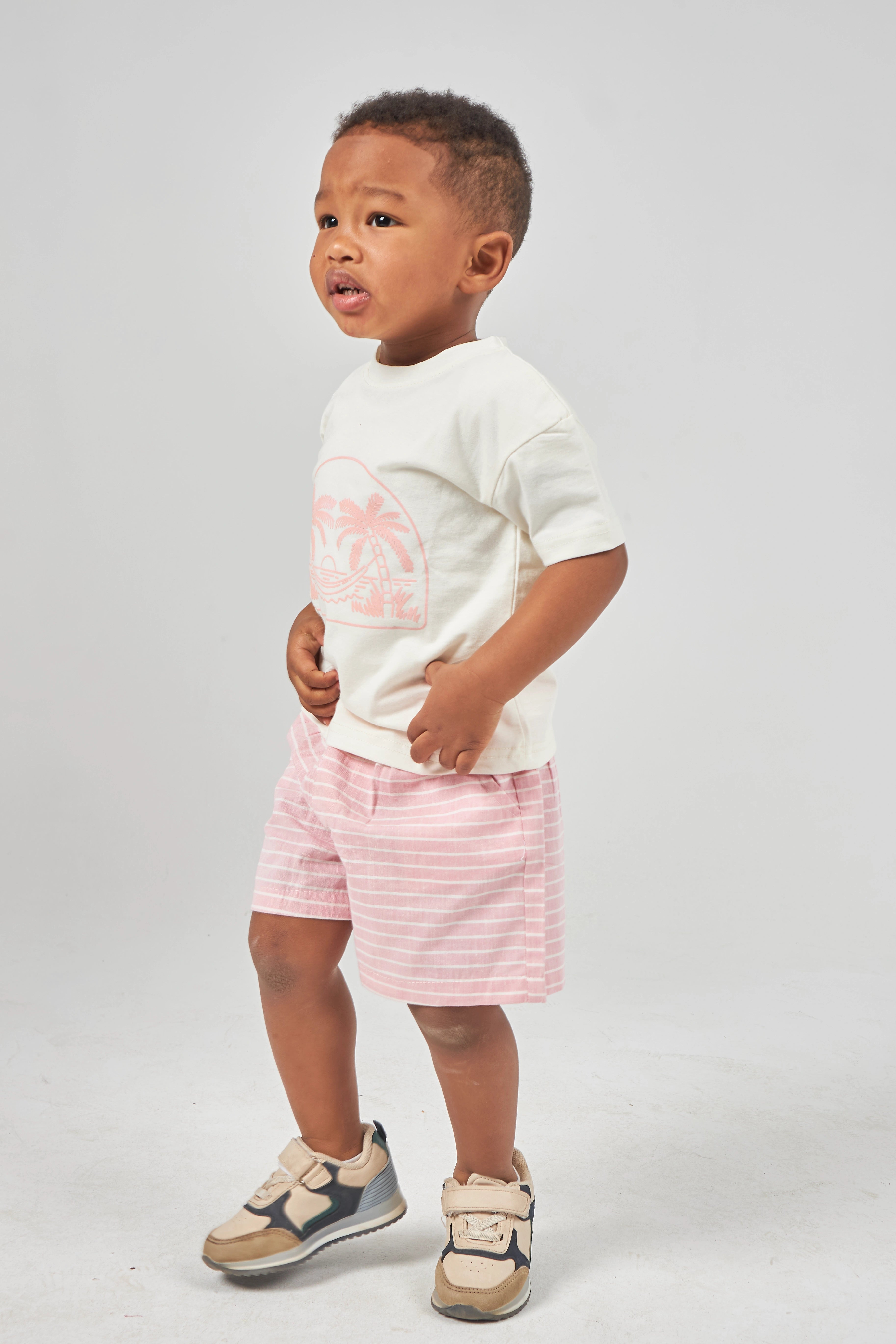 Pink Raye Boys Set