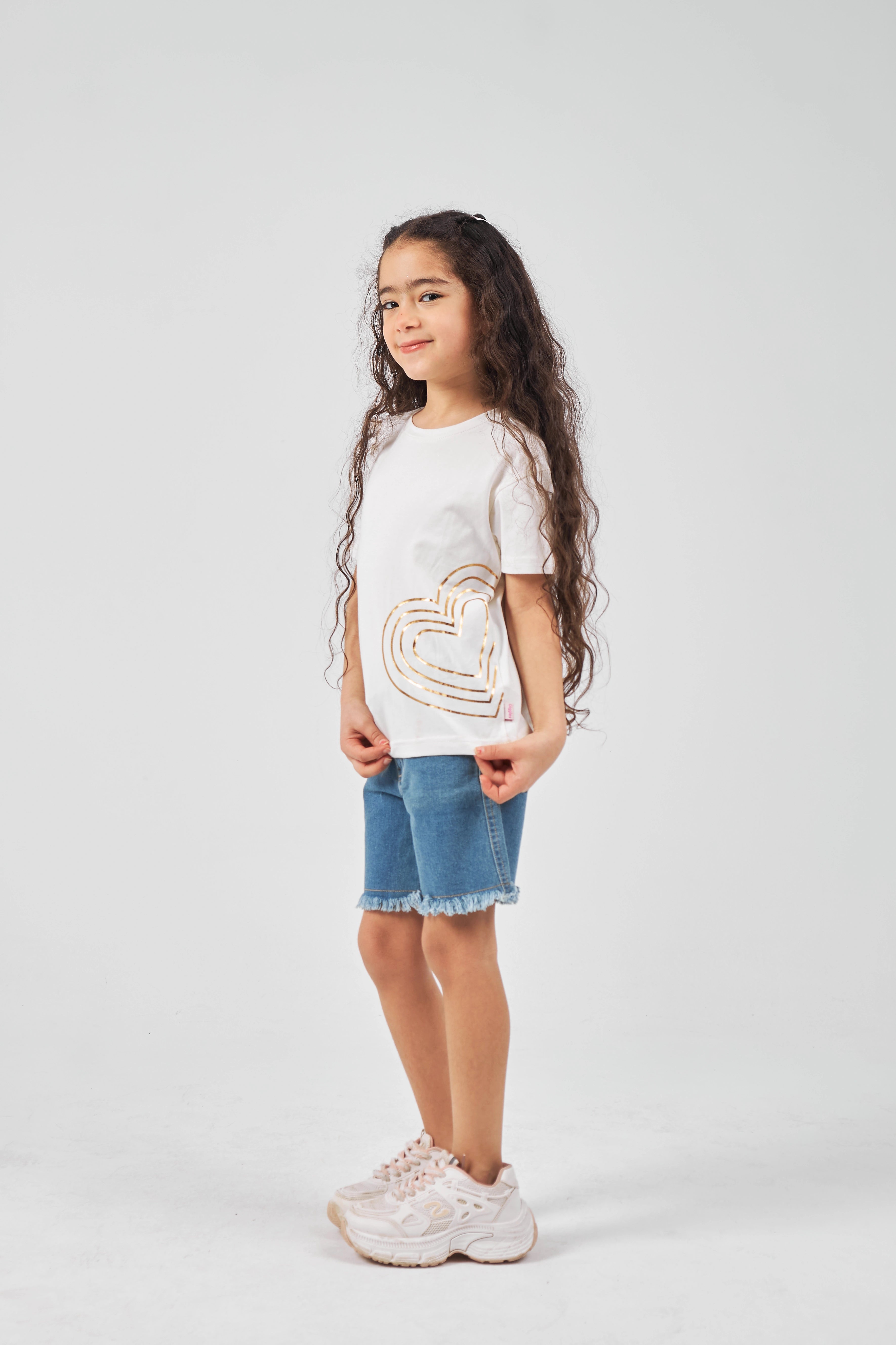 Ecru Girls T-shirt