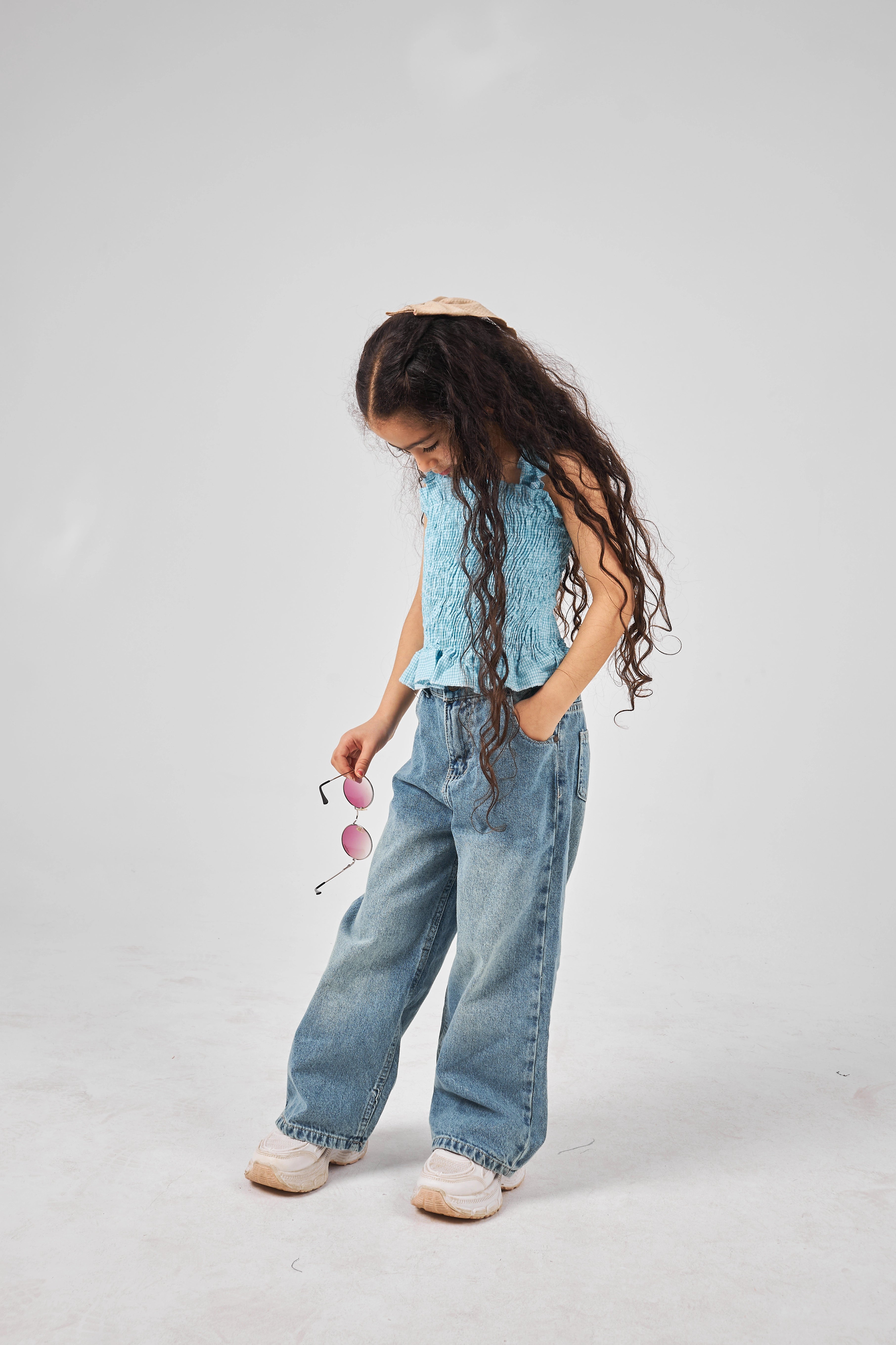 Girls Light Denim pants