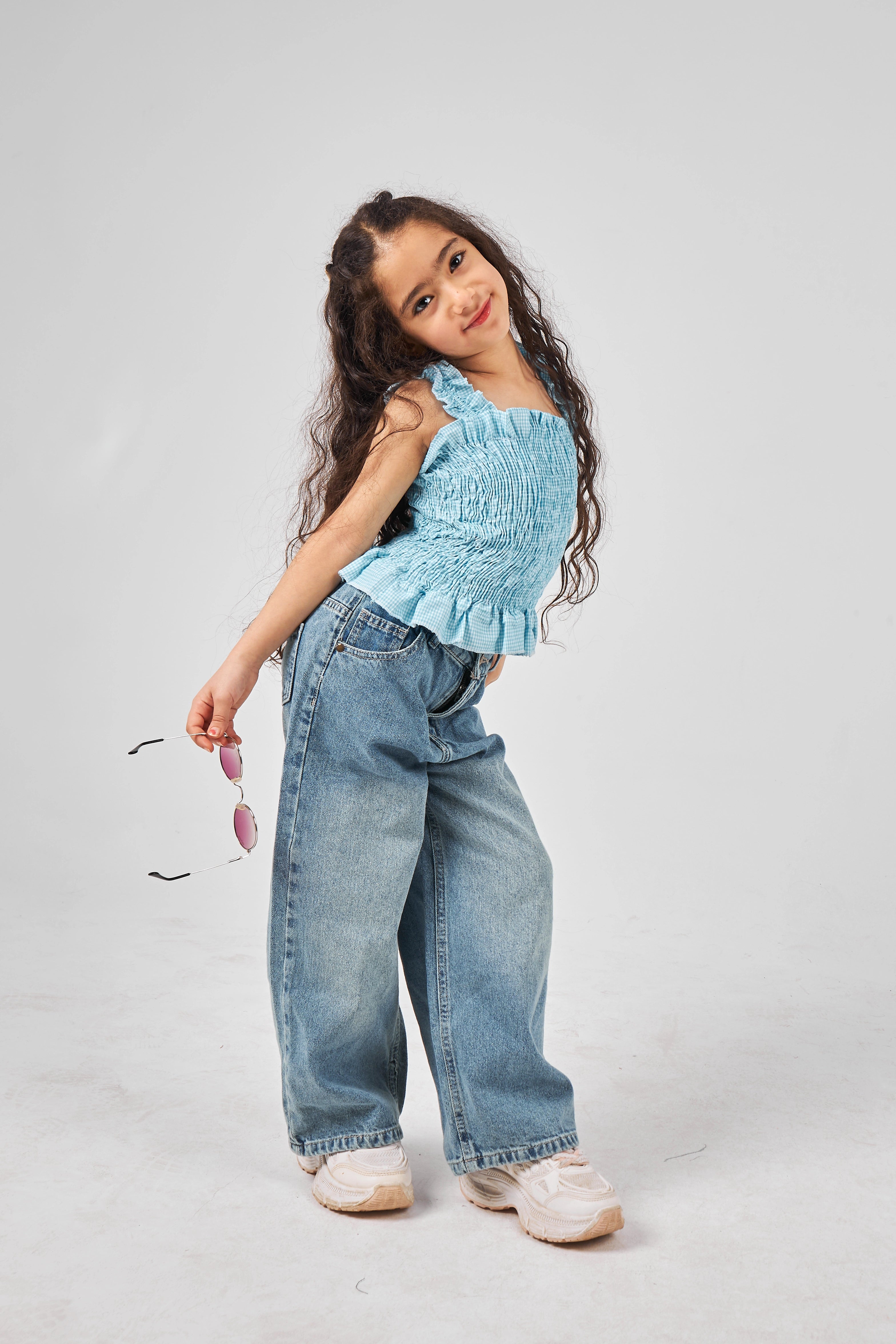 Girls Light Denim pants