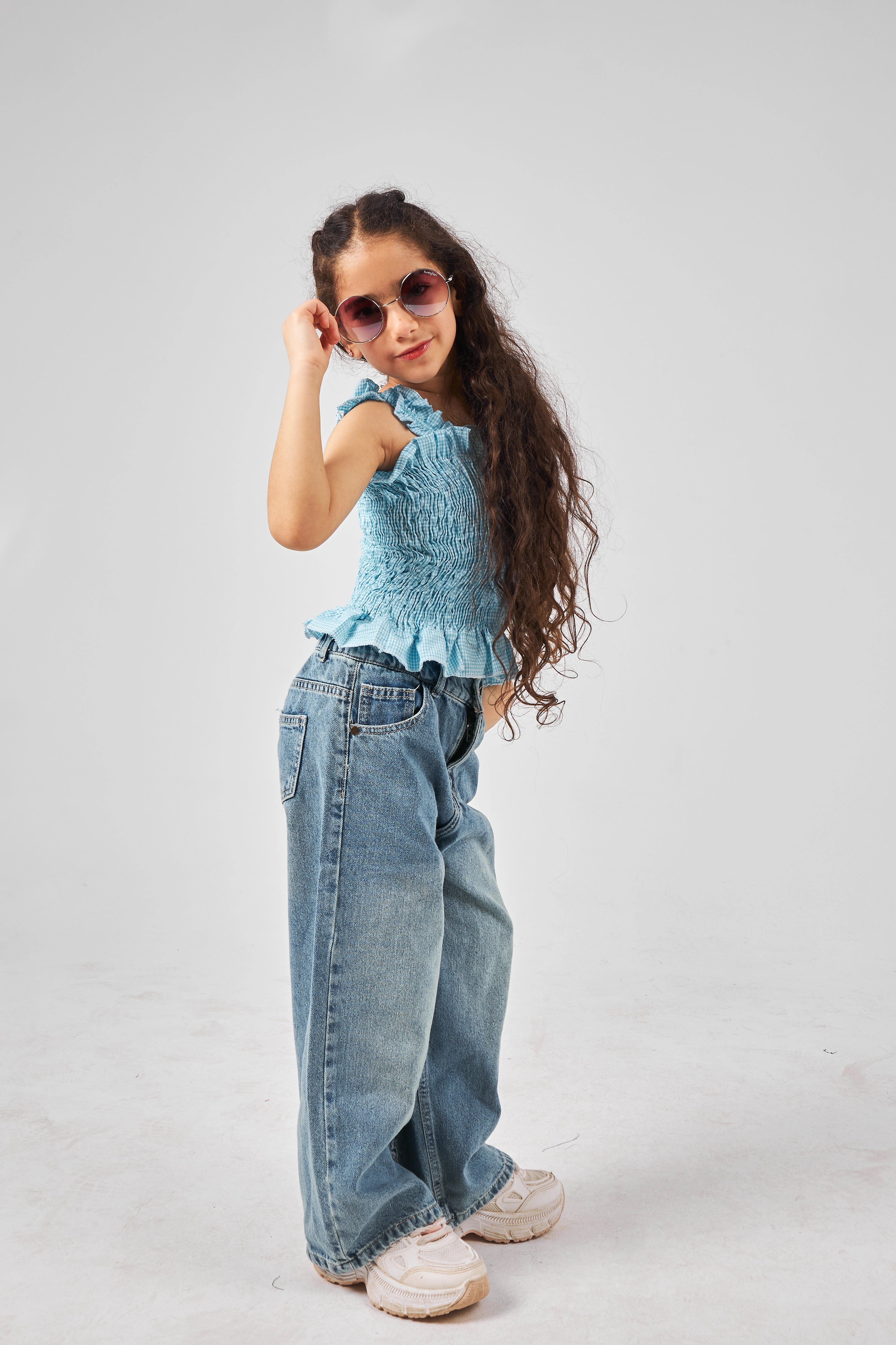 Girls Light Denim pants