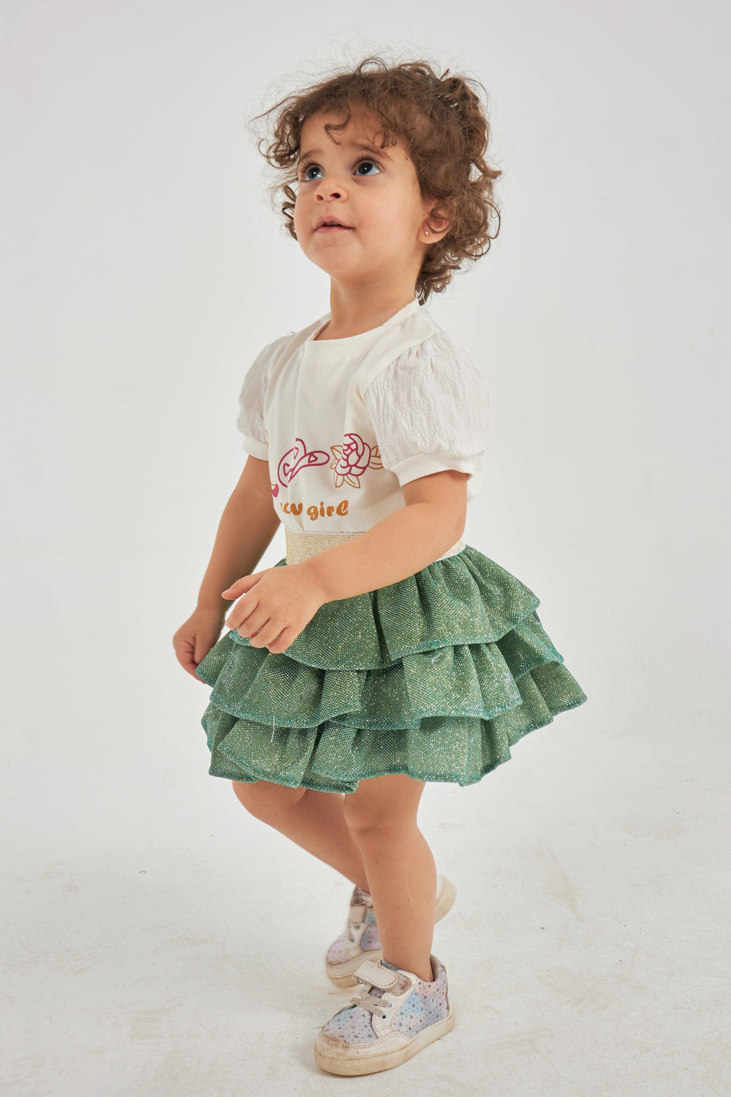 جيبة بناتي خضراء