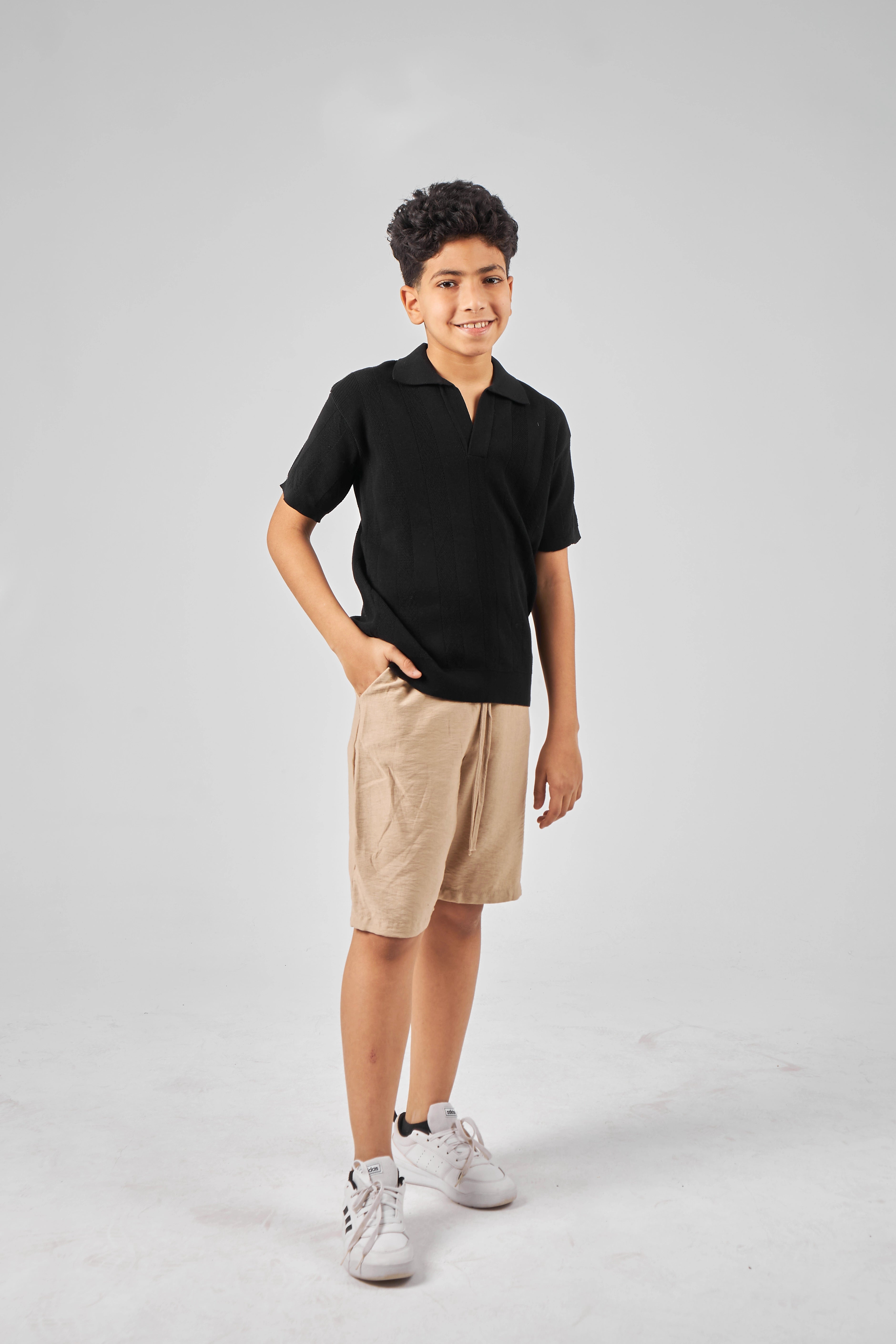 Black Boys polo Tricot