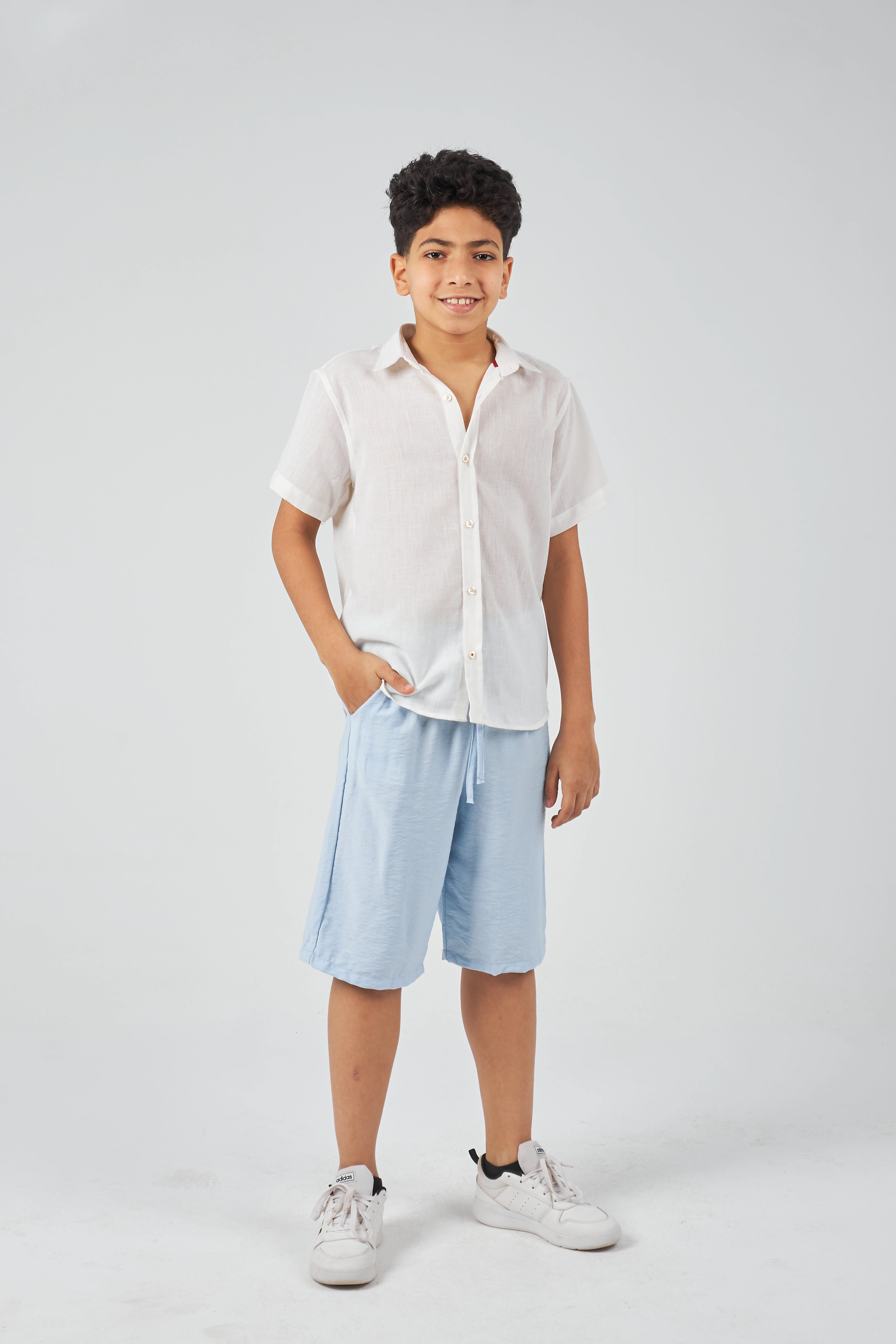 Blue Boys Woven short