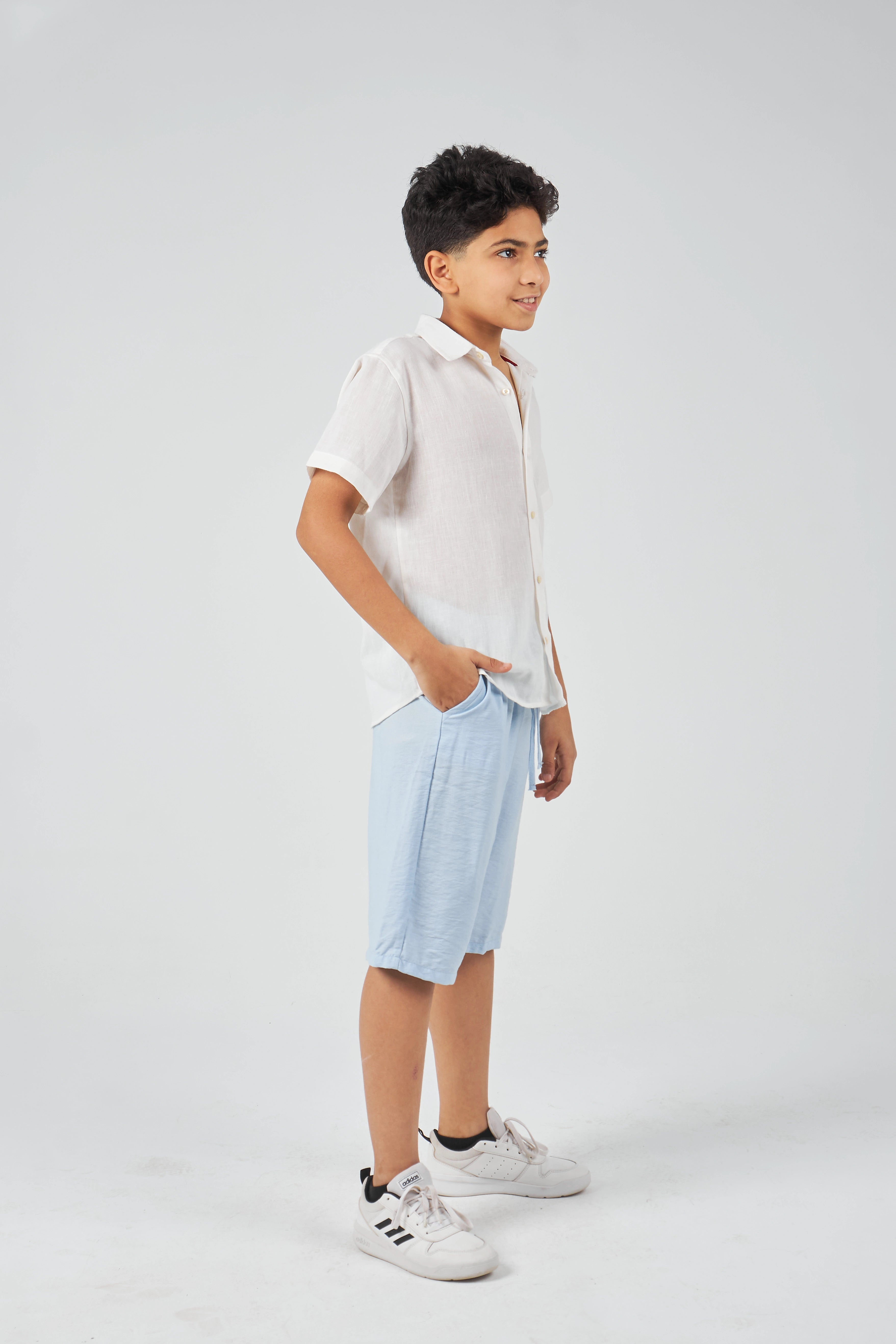 Blue Boys Woven short
