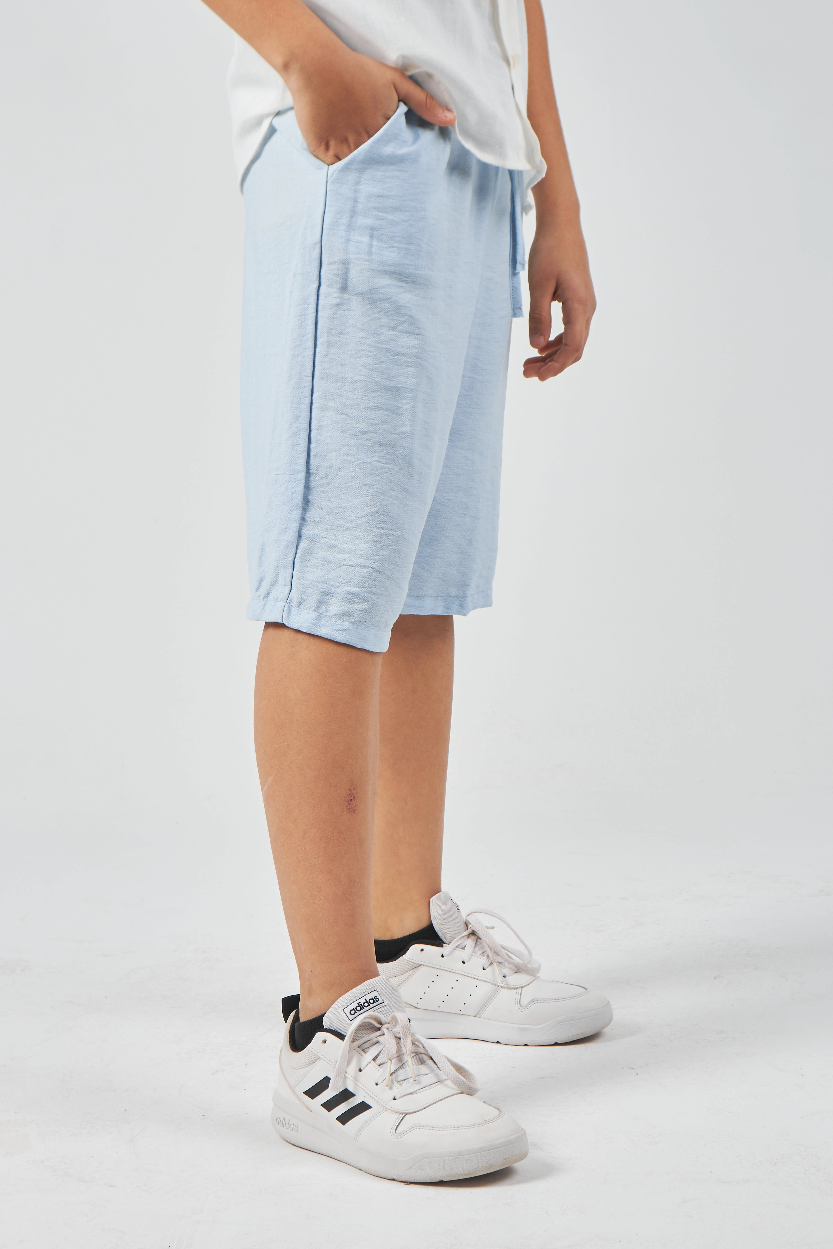 Blue Boys Woven short