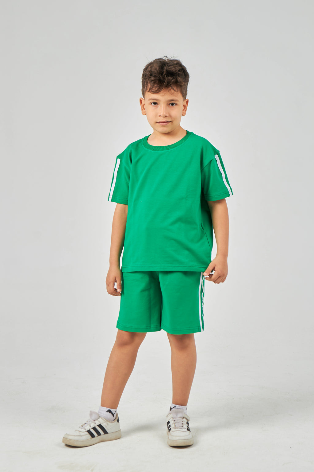 Green and White Boys Set