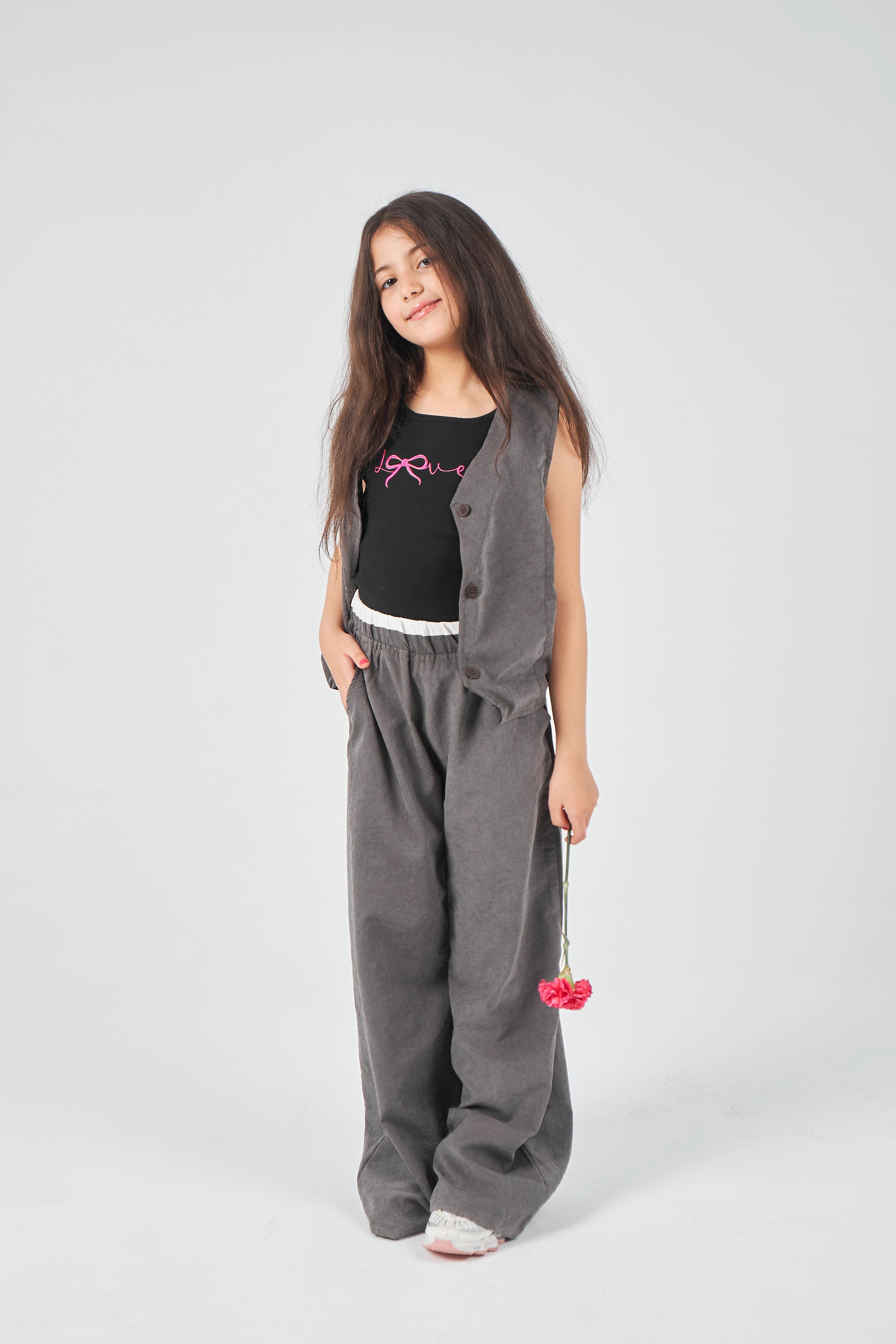 Antracite Girls Set