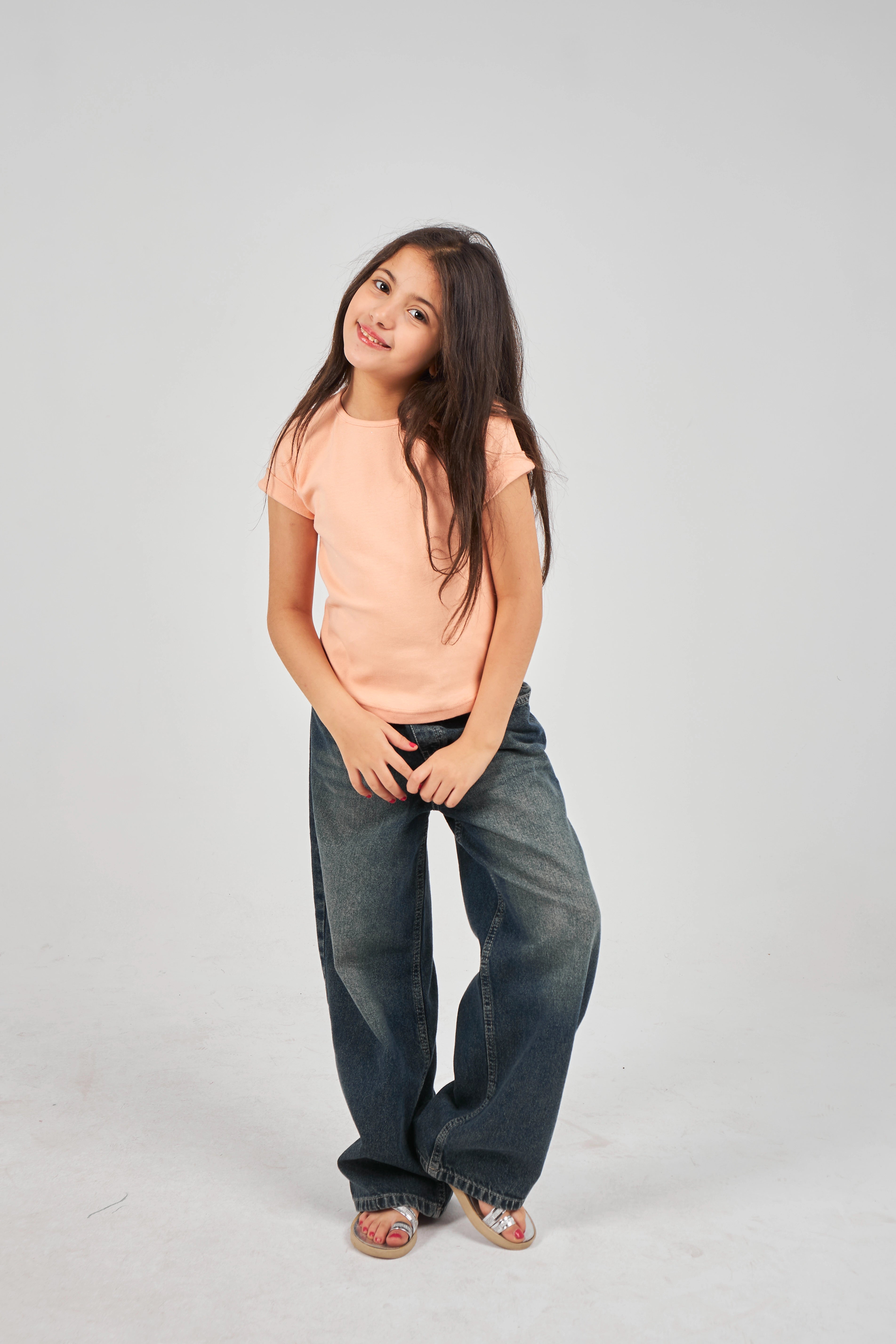 Light Orange Girls Body Basic