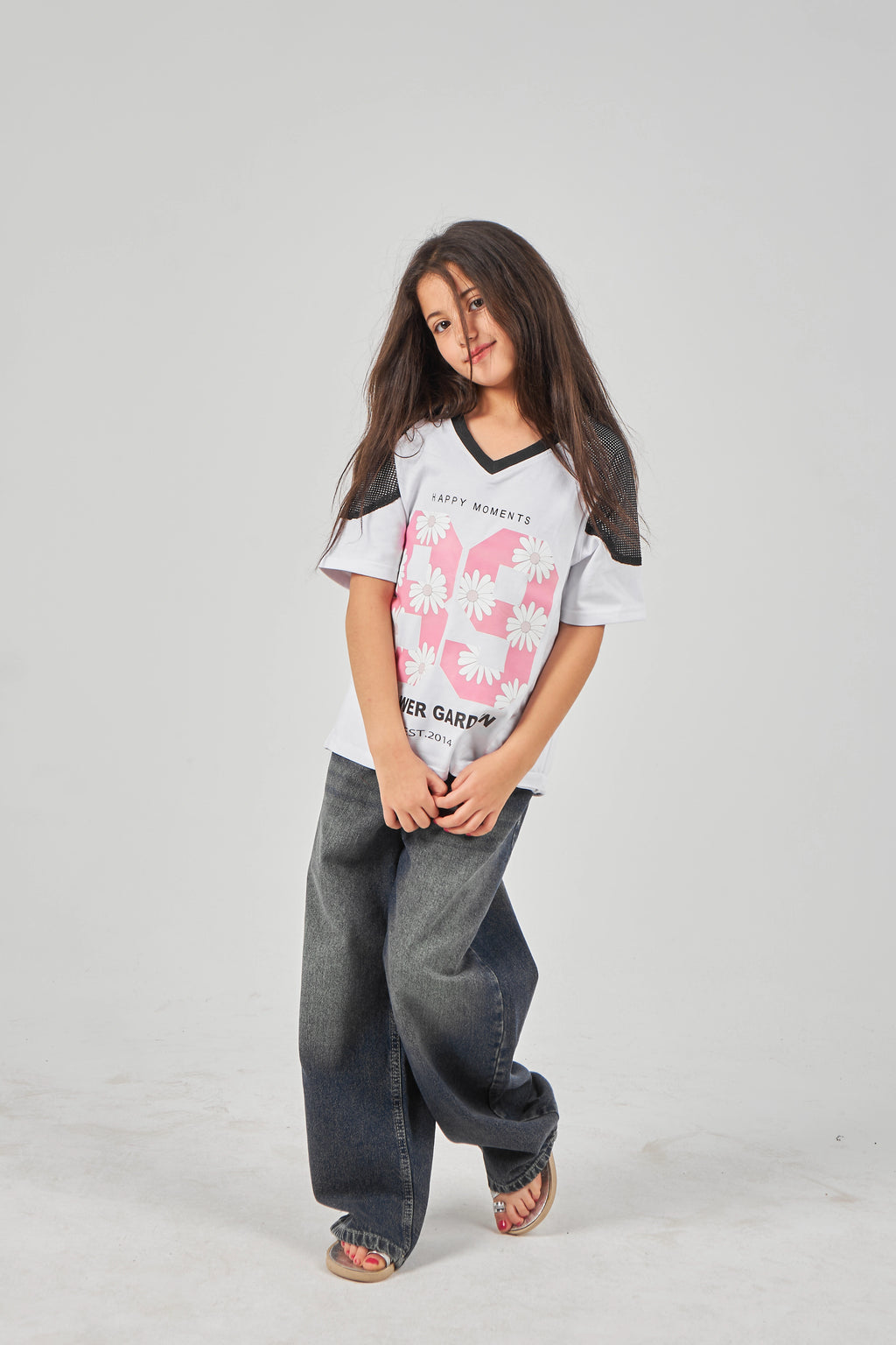 White Girls Over Sized T-shirt