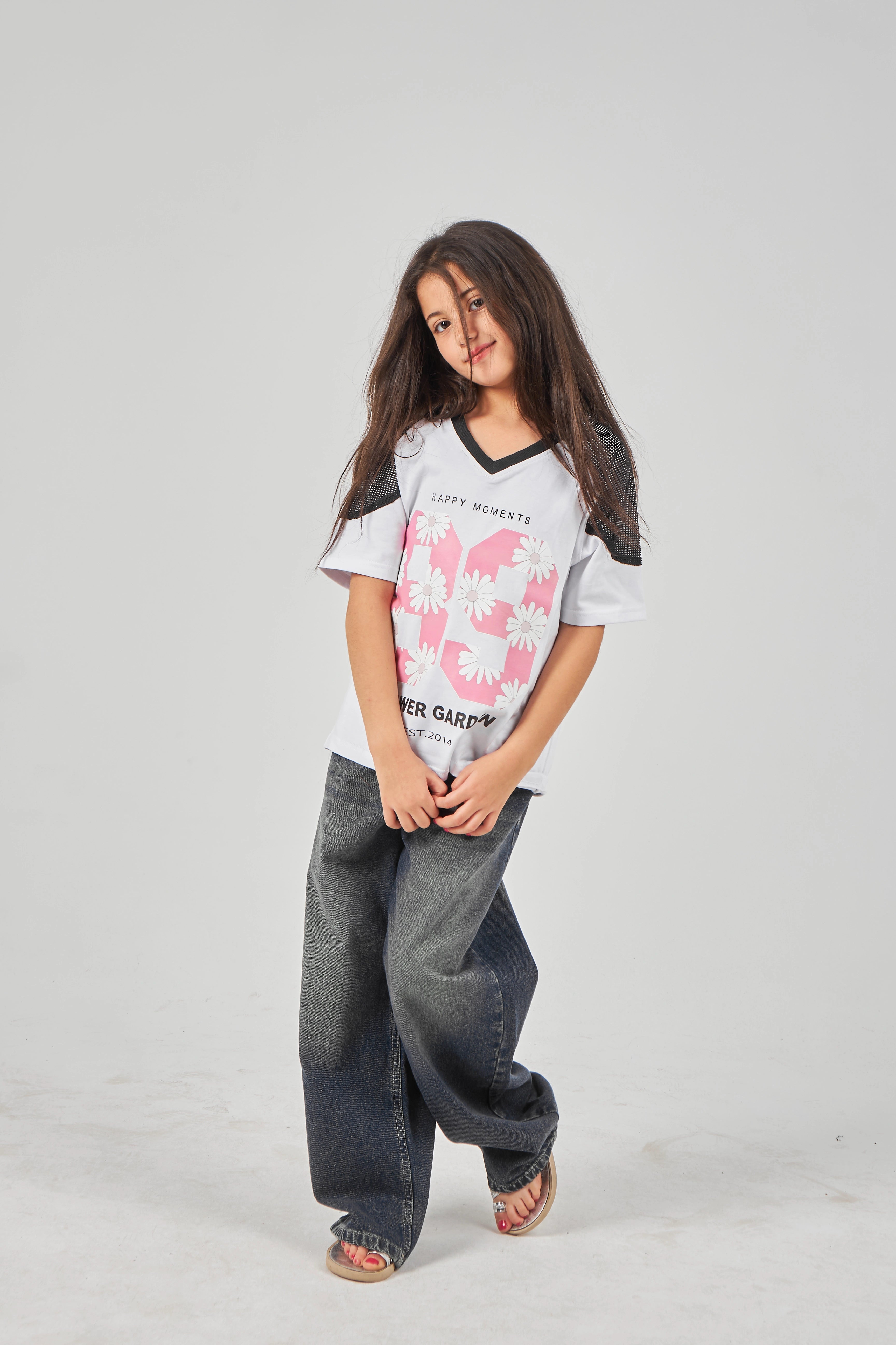 White Girls Over Sized T-shirt