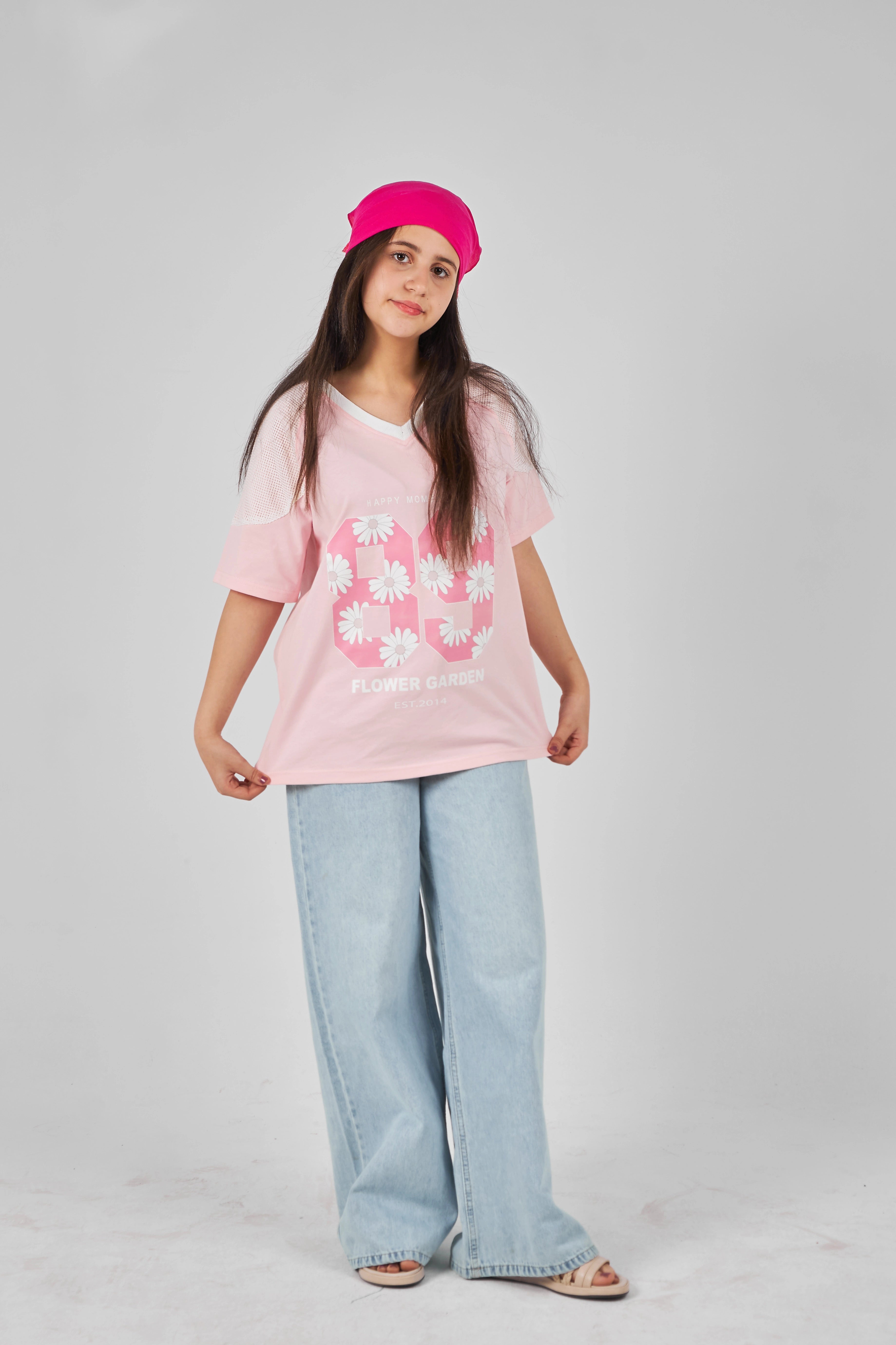 Rose Girls Over Sized T-shirt