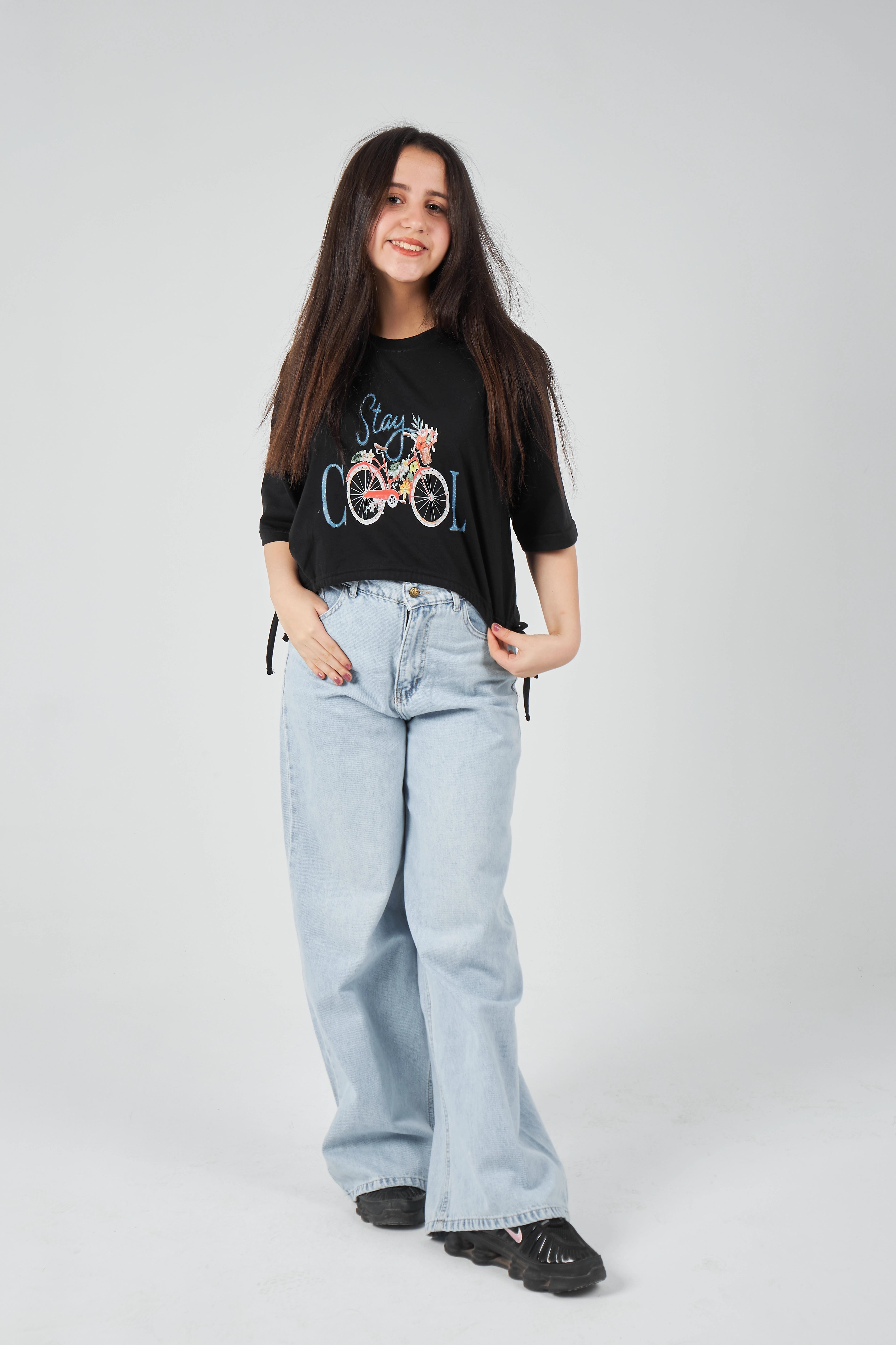 Girls Light  Denim  pants