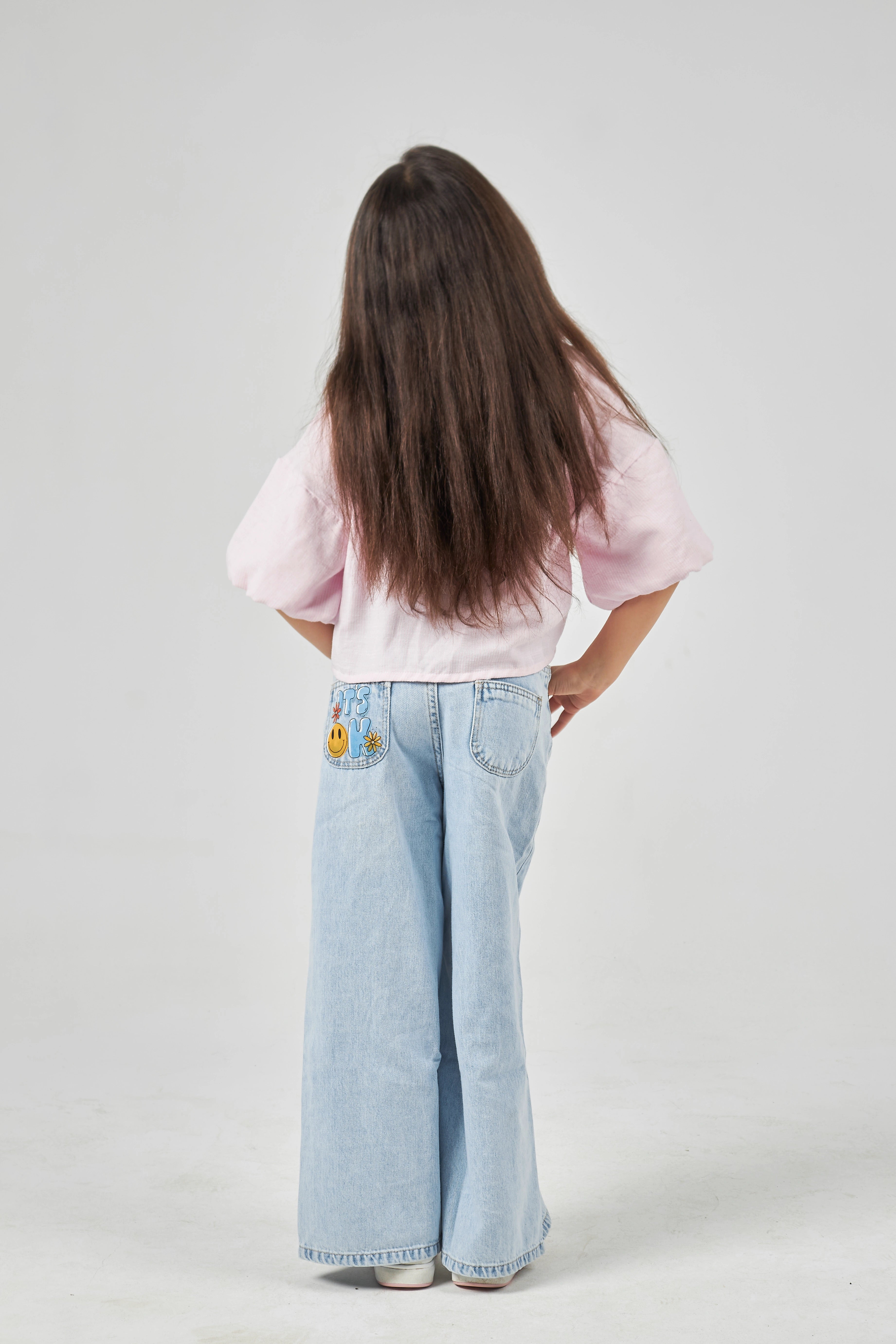 Girls Light  Denim  pants