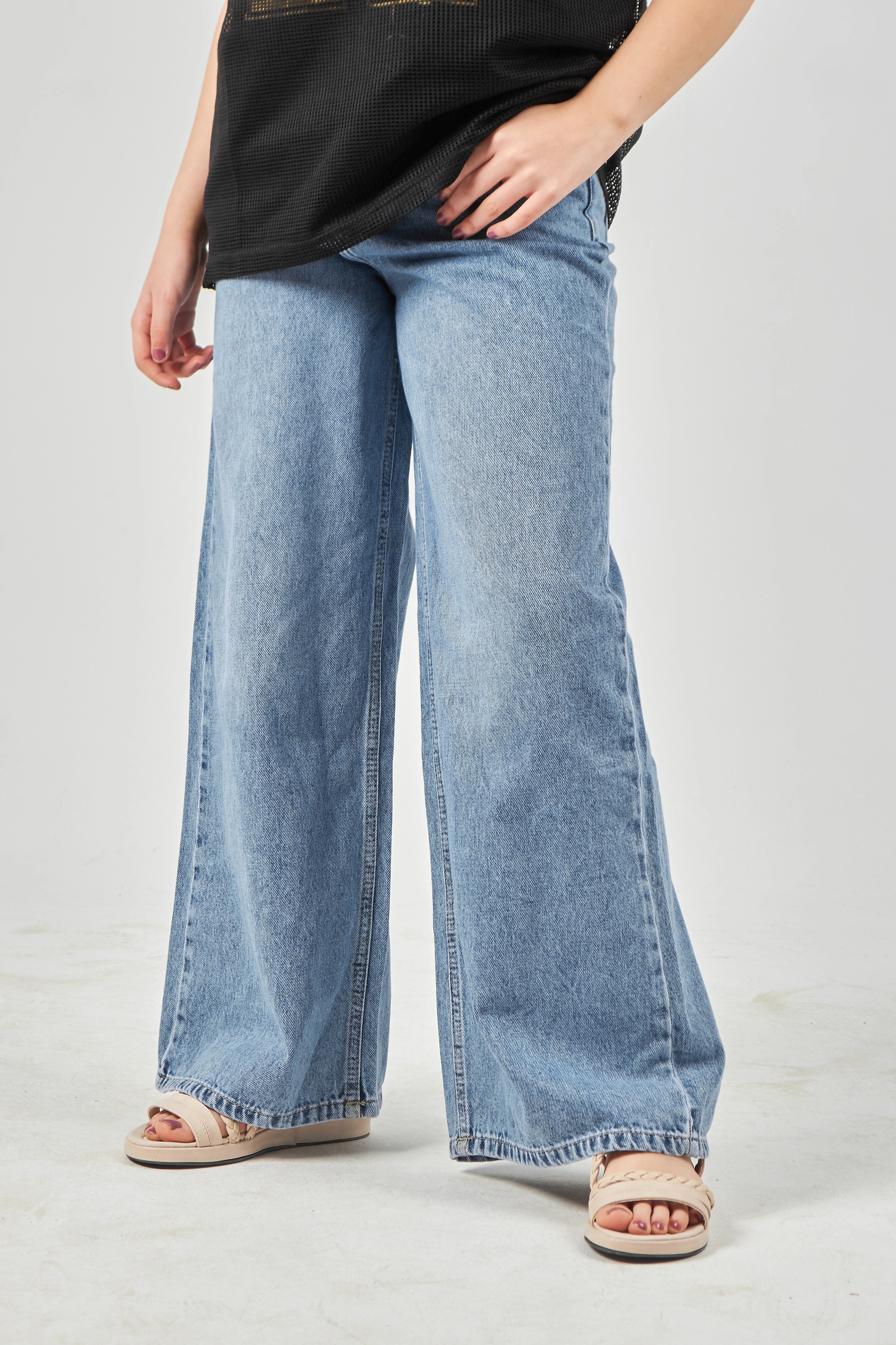 Girls Light  Denim  pants