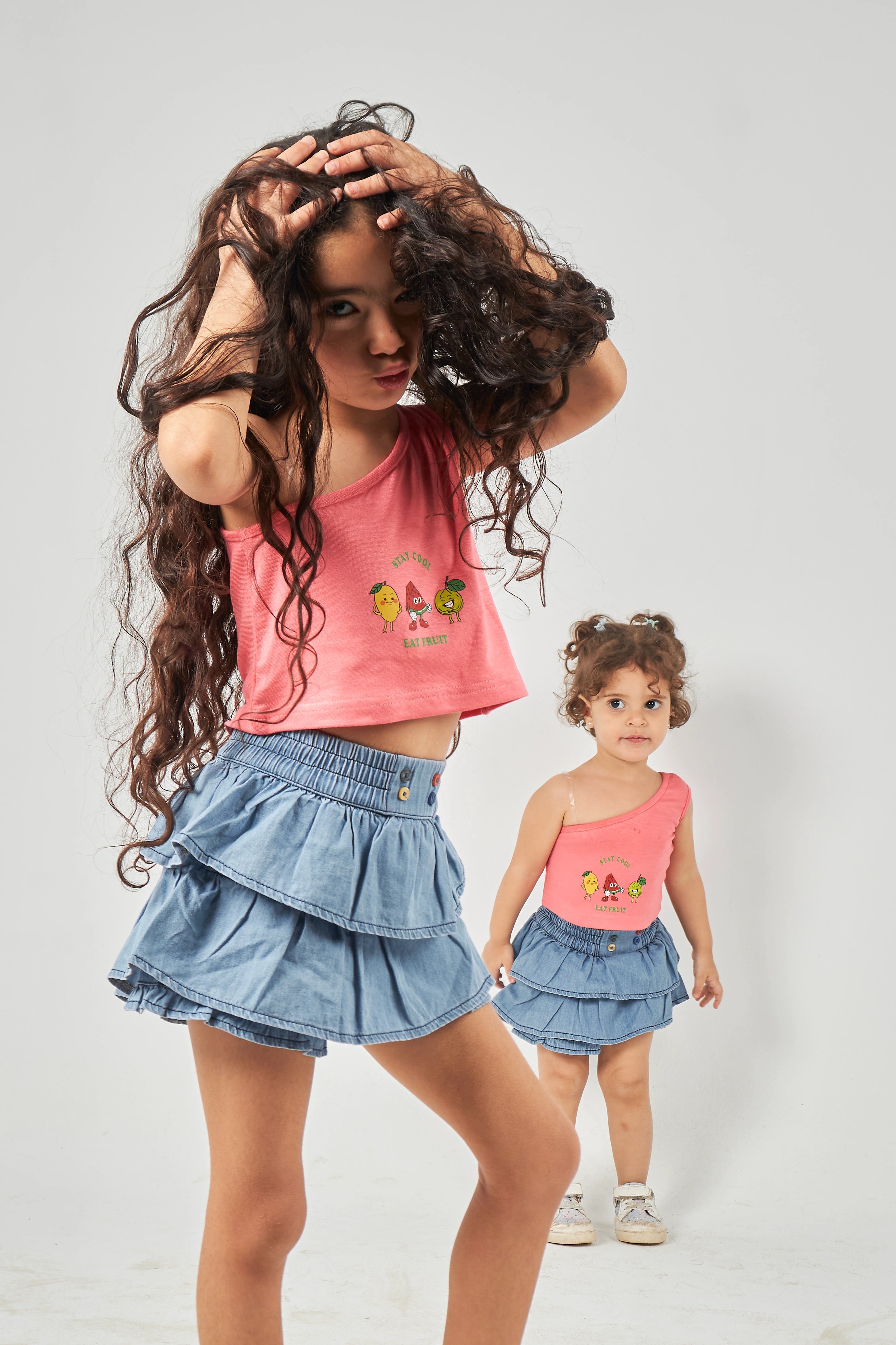 Pink Girls Tank Top