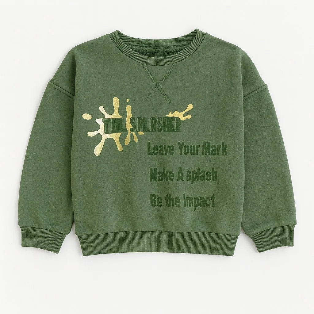 Boys Khaki Sweatshirt