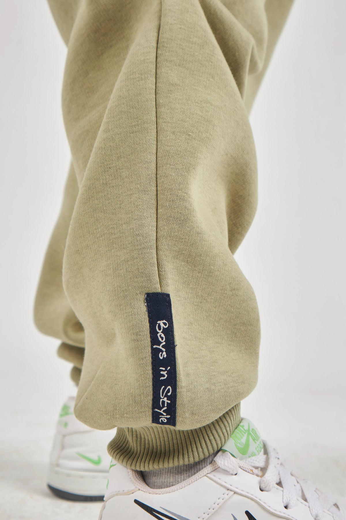 Boys Ecru & Khaki Knit Set