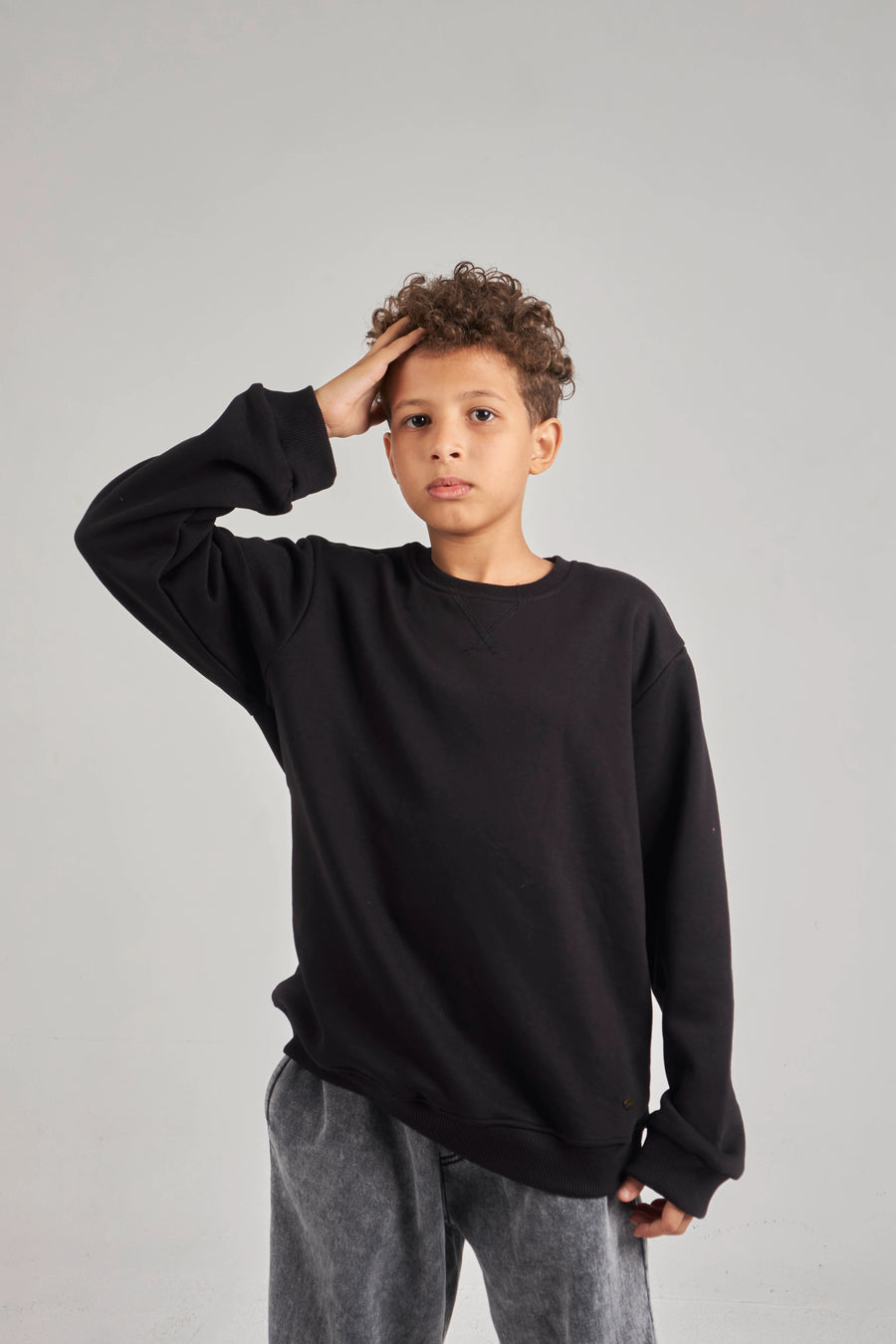 Unisex Black Sweatshirt