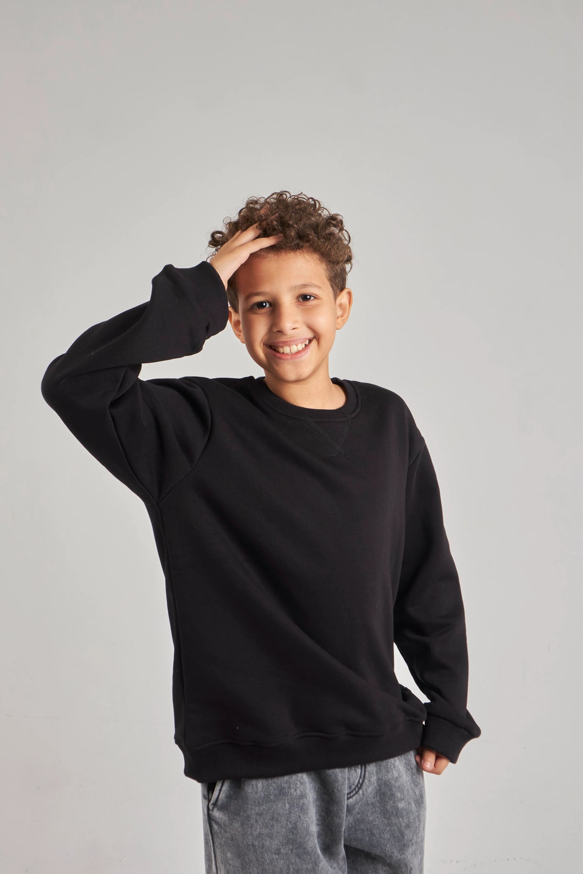 Unisex Black Sweatshirt