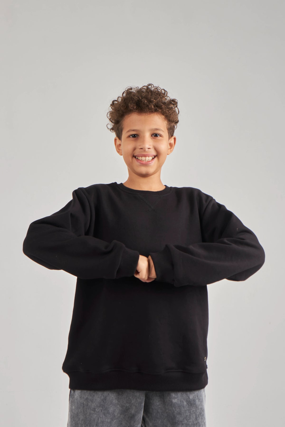 Unisex Black Sweatshirt