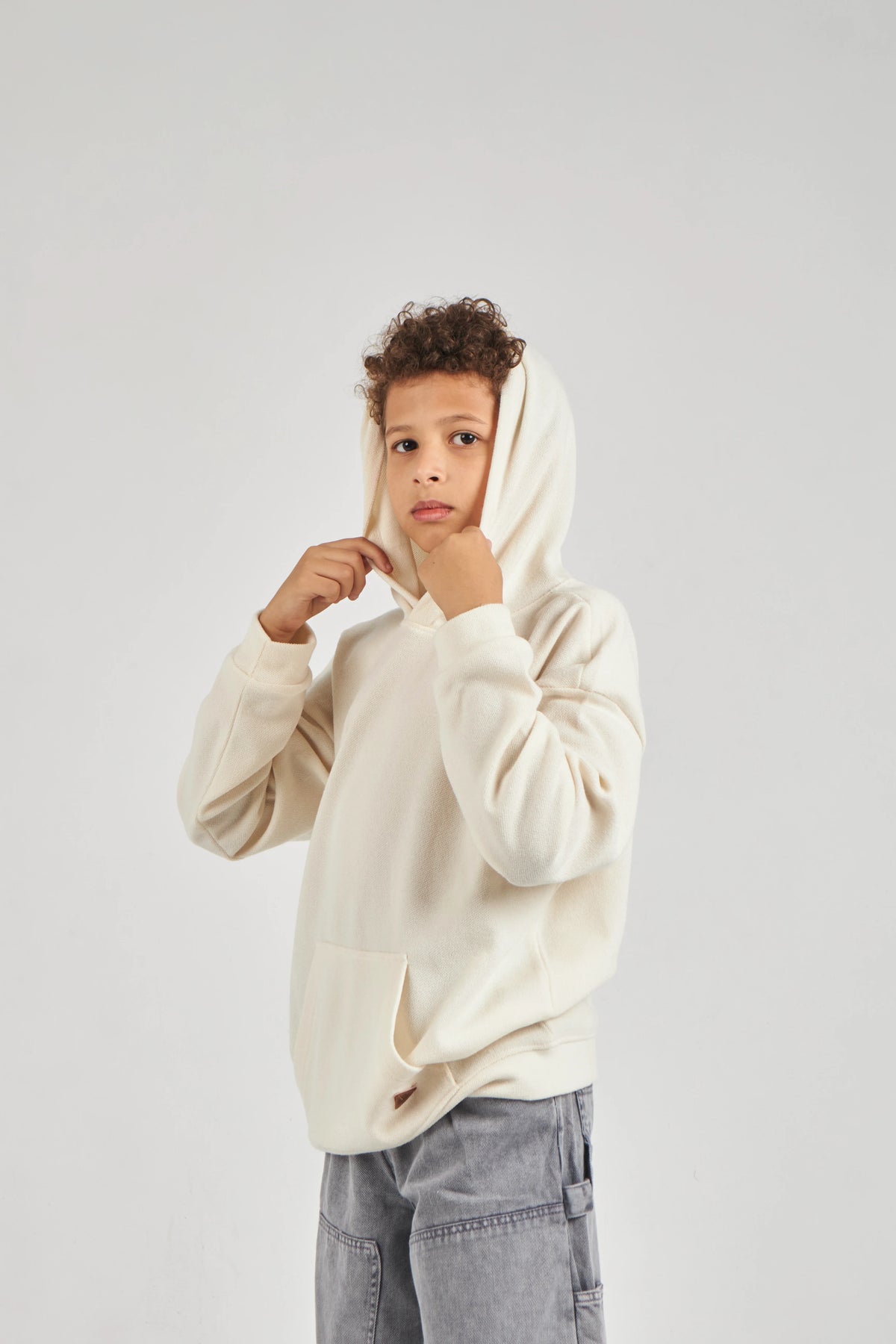 Unisex Ecru Hoodie