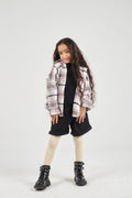 Girls Black Woven Shorts
