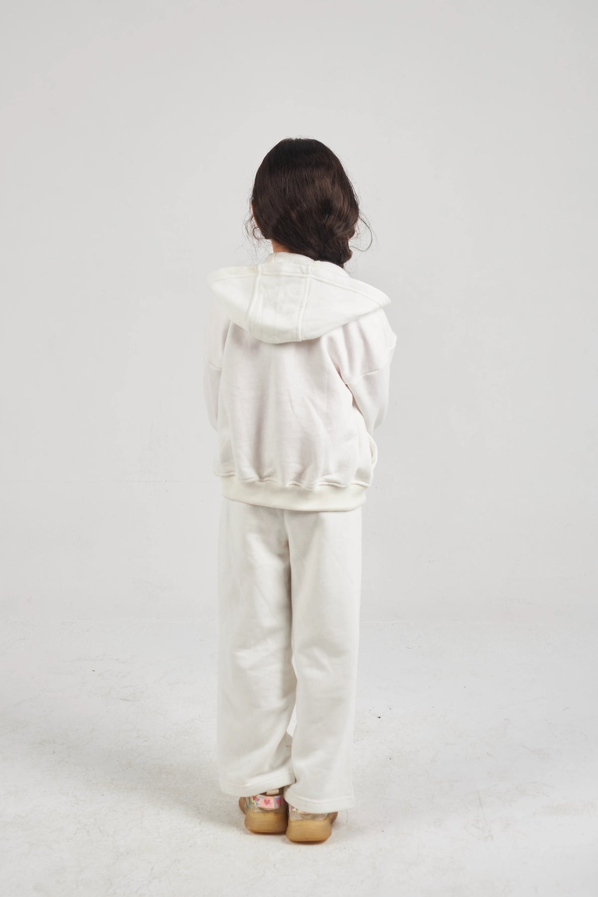 Girls Ecru Knit Set