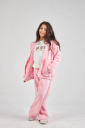 Girls Rose Knit Set
