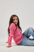 Unisex Light Rose High Neck