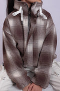 Girls Brown Overshirt