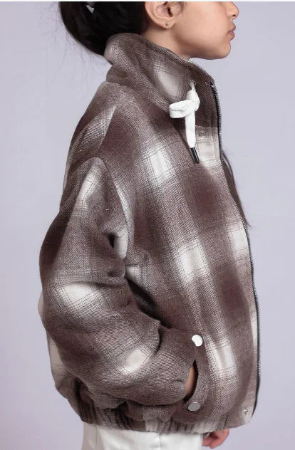 Girls Brown Overshirt