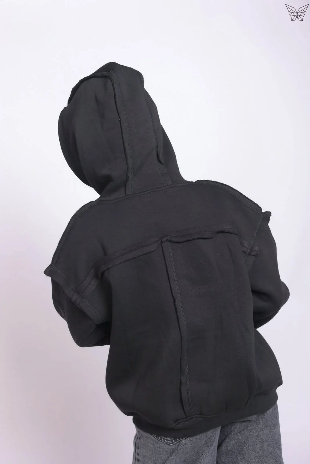 Girls Black Knit Jacket