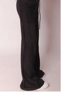 Girls Black Knit Pants