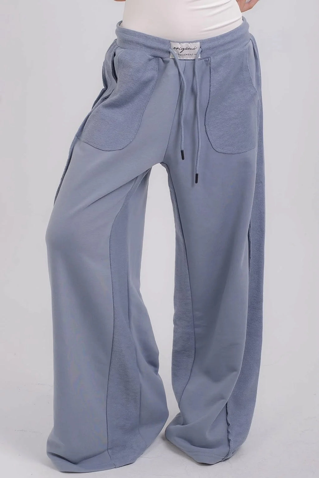 Girls Navy Knit Pants
