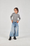 Unisex Grey High Neck