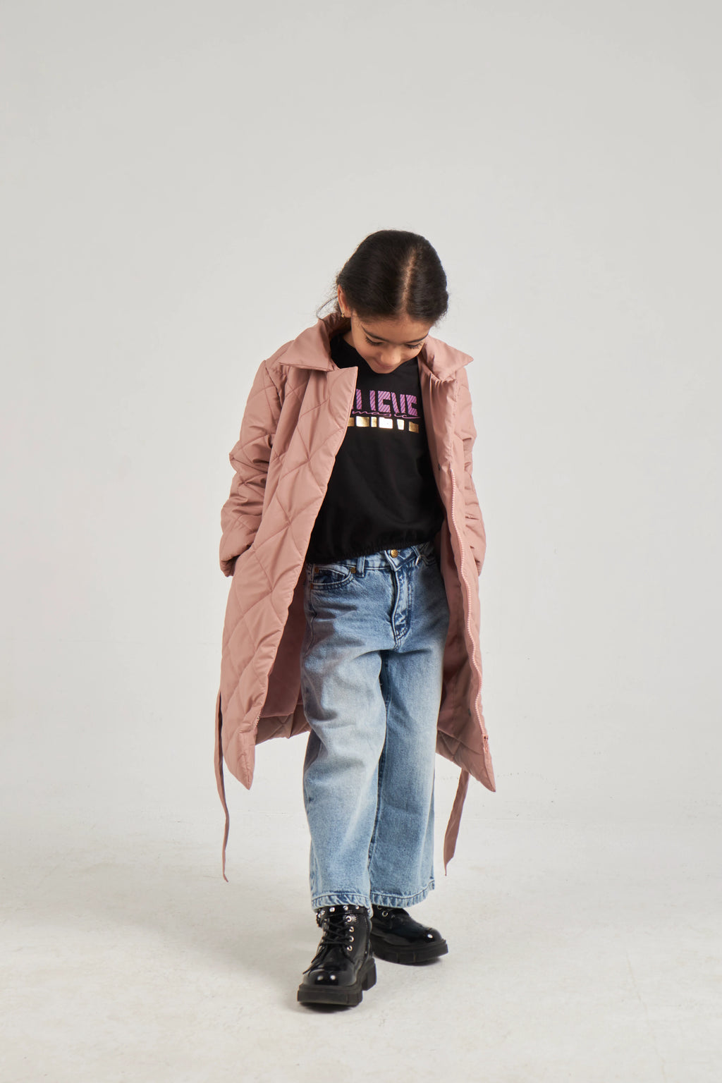 Girls Rose Parka