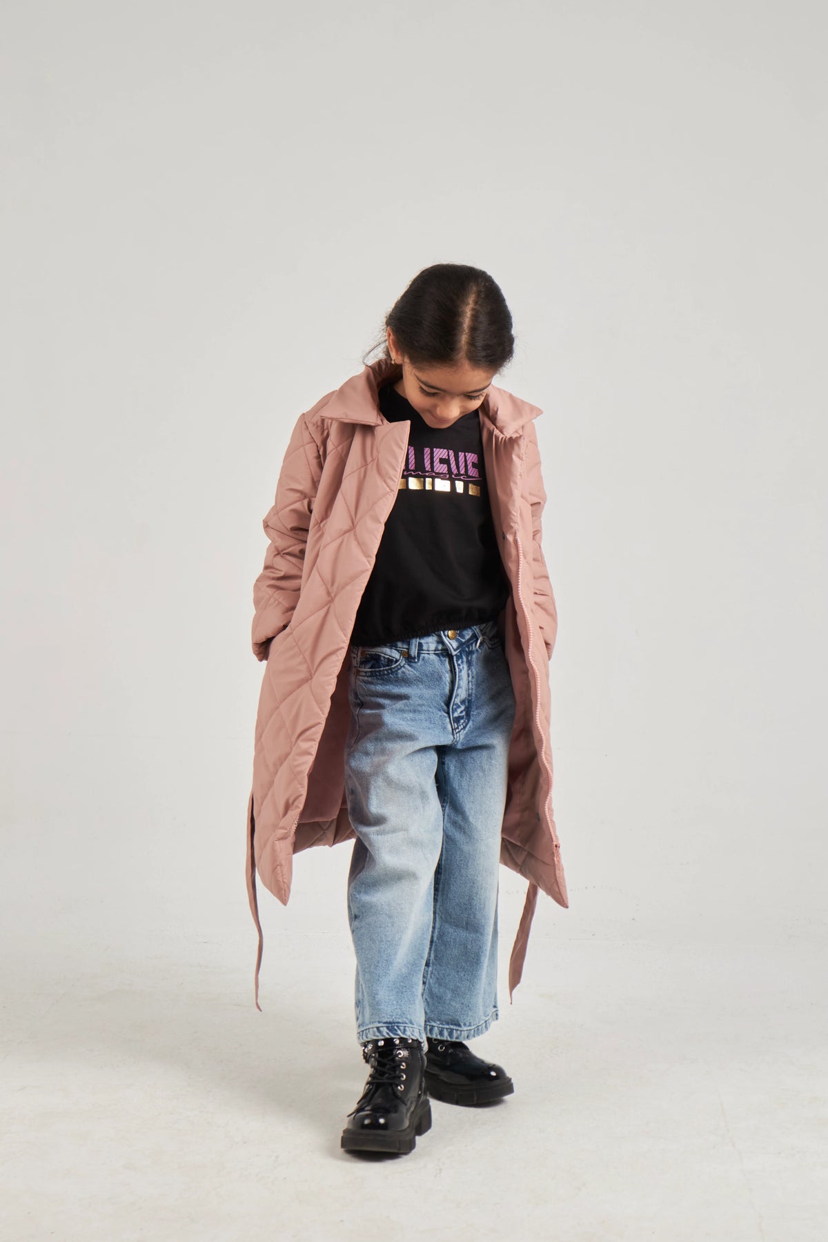 Girls Rose Parka